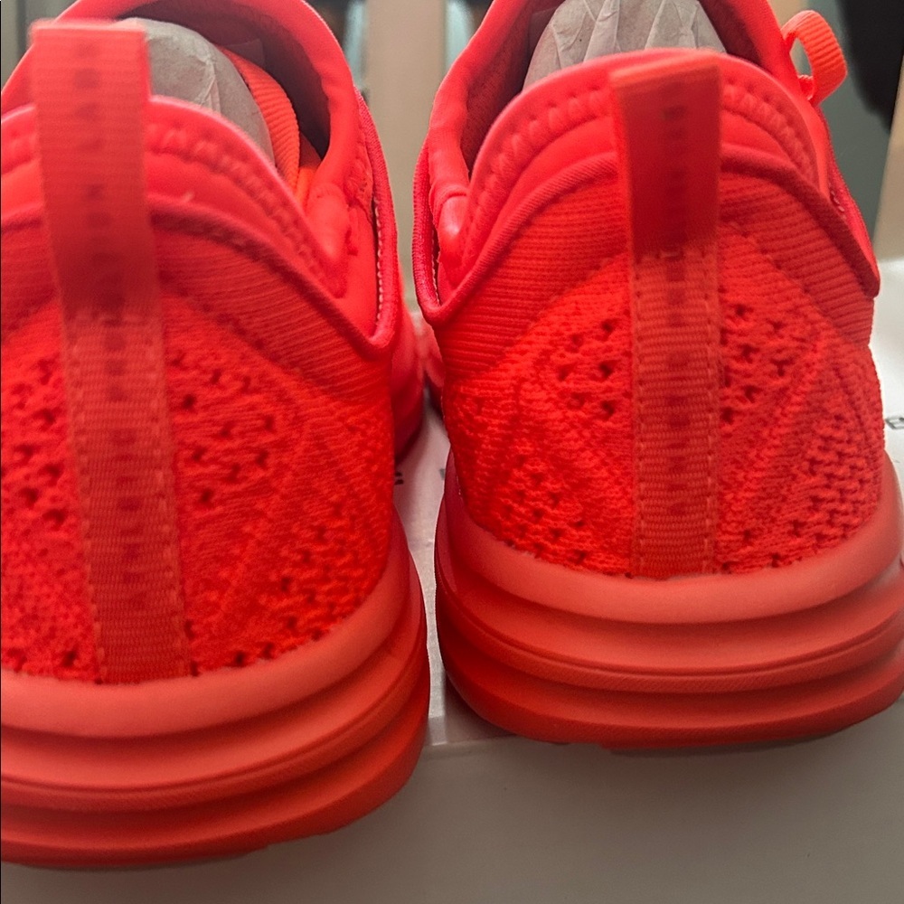APL Neon Orange Athletic Shoes - Picture 4 of 6